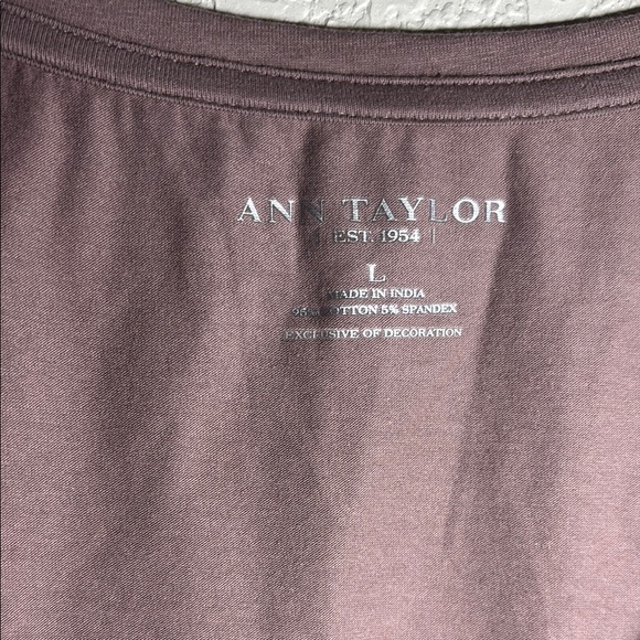Ann Taylor Embellished Gray/BrownTank Top - Picture 3 of 4